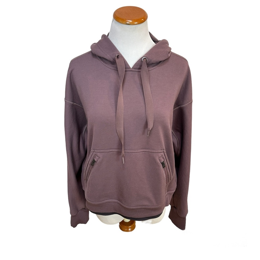 ATHLETA Recover Hoodie Mauve Purple Sweatshirt Women's Sz Small NWOT - Picture 3 of 8